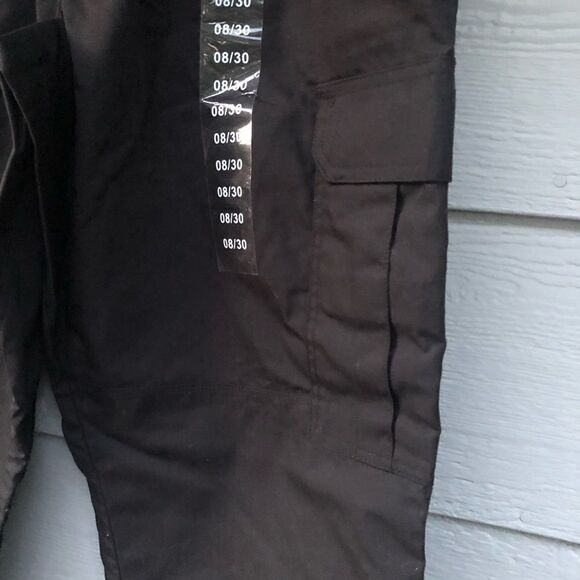 Galls Women's Tac Force Tactical black cargo work carpenter pants 8/30 - Picture 4 of 13